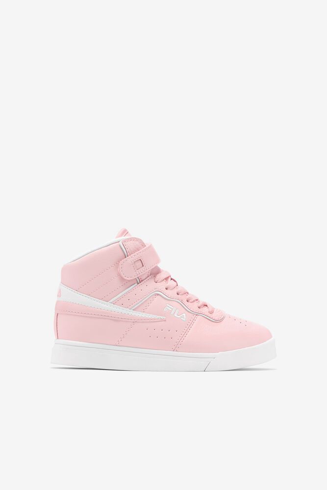 Fila Trainers Kids Pink/White Vulc 13 Top Block - Ireland 54682-MVSG